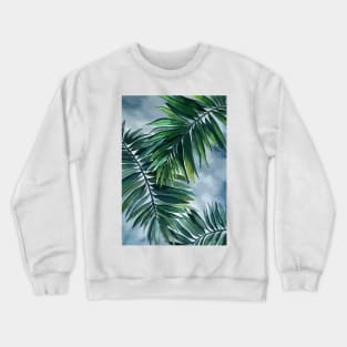 Palm Leaves Illustration  2 Crewneck Sweatshirt